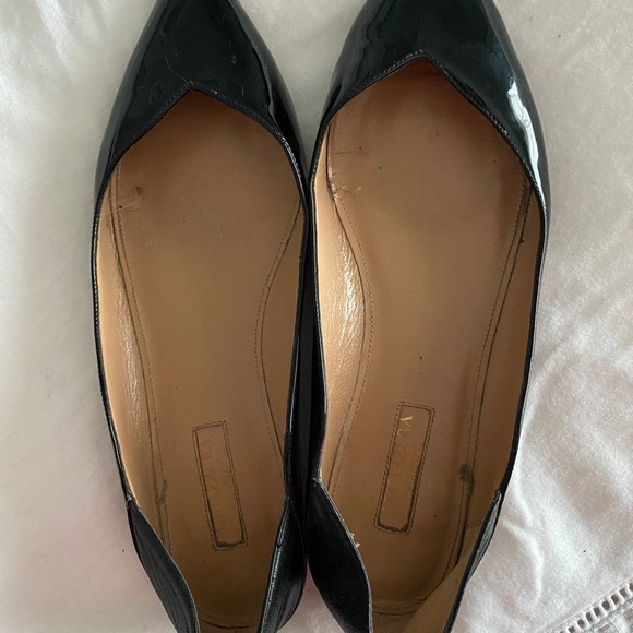 Aquazzura zen patent leather black flats 36.5 - Picture 5 of 13